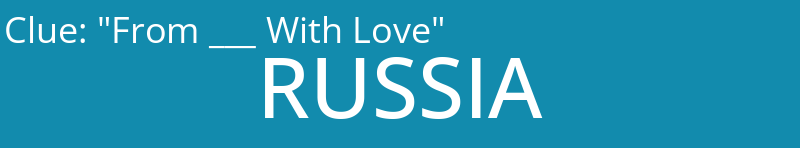 "From ___ With Love"