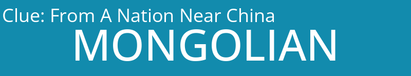 From A Nation Near China