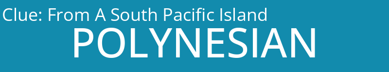 From A South Pacific Island 