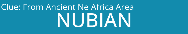 From Ancient Ne Africa Area