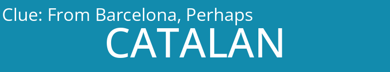 From Barcelona, Perhaps