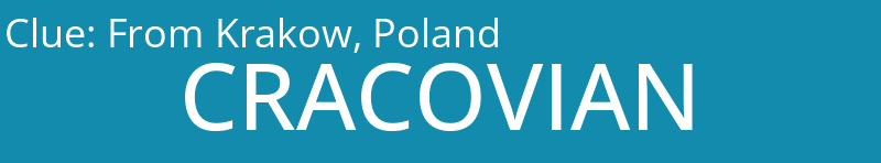 From Krakow, Poland