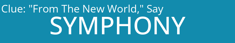 "From The New World," Say