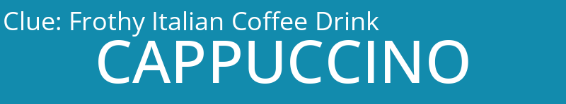 Frothy Italian Coffee Drink