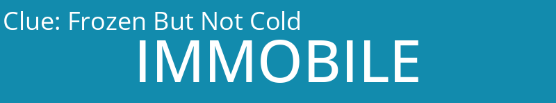 Frozen But Not Cold