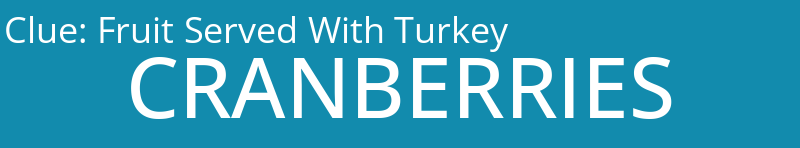 Fruit Served With Turkey