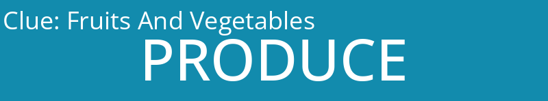 Fruits And Vegetables