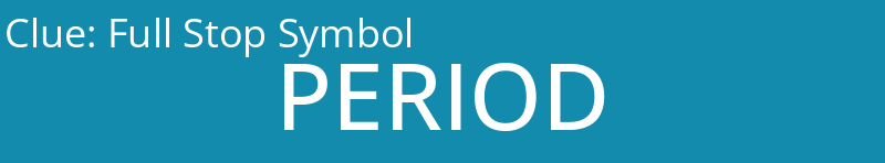 Full Stop Symbol