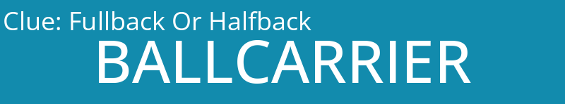 Fullback Or Halfback