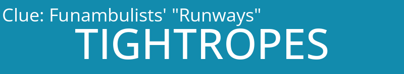 Funambulists' "Runways"