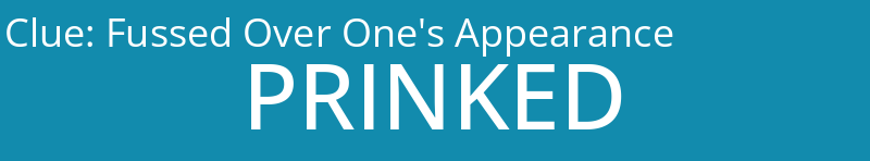 Fussed Over One's Appearance