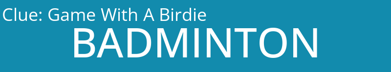 Game With A Birdie