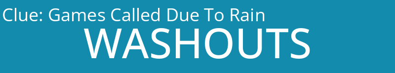 Games Called Due To Rain