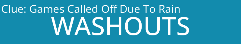 Games Called Off Due To Rain