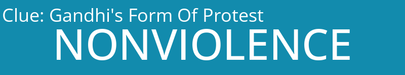 Gandhi's Form Of Protest