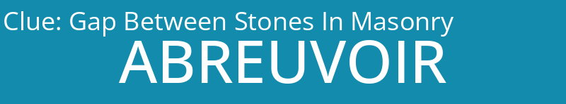 Gap Between Stones In Masonry