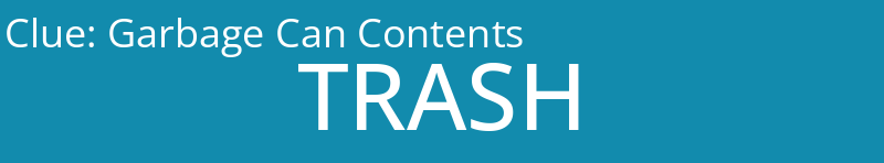 Garbage Can Contents