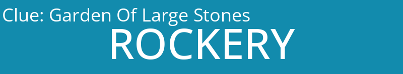 Garden Of Large Stones