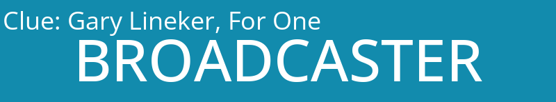 Gary Lineker, For One