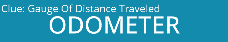 Gauge Of Distance Traveled