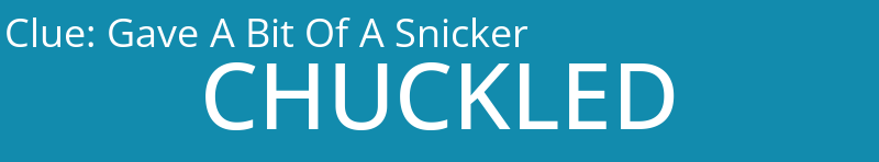 Gave A Bit Of A Snicker