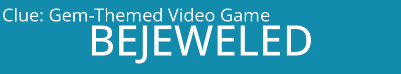 Gem-Themed Video Game