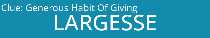 Generous Habit Of Giving