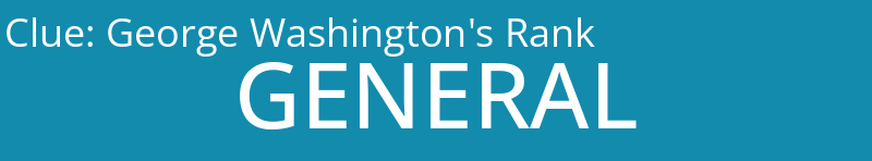 George Washington's Rank
