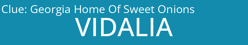 Georgia Home Of Sweet Onions