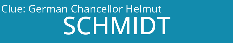 German Chancellor Helmut