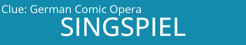 German Comic Opera