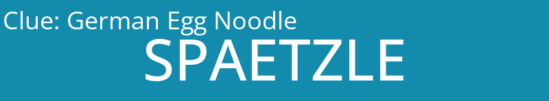 German Egg Noodle