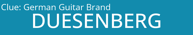 German Guitar Brand