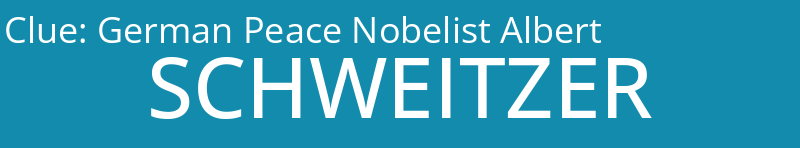 German Peace Nobelist Albert