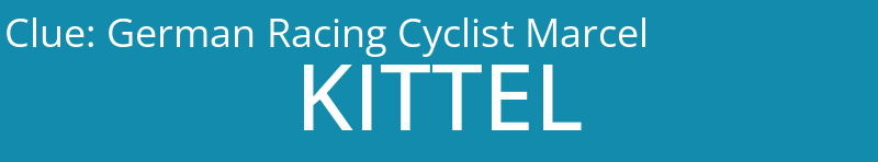 German Racing Cyclist Marcel