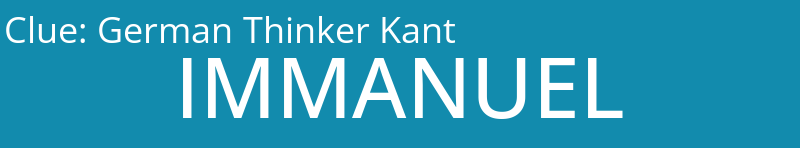 German Thinker Kant