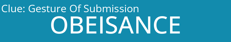 Gesture Of Submission