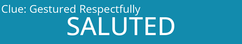Gestured Respectfully