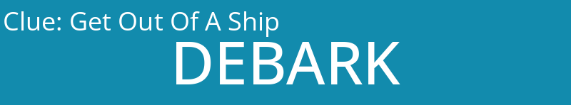 Get Out Of A Ship