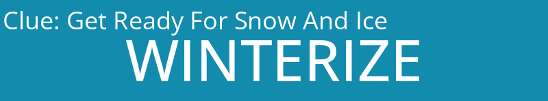 Get Ready For Snow And Ice