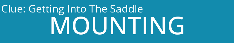 Getting Into The Saddle