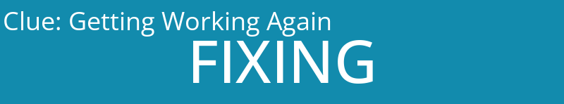 Getting Working Again