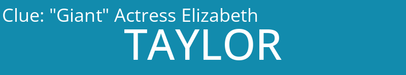 "Giant" Actress Elizabeth