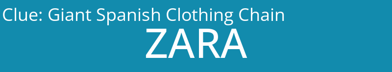 Giant Spanish Clothing Chain