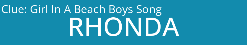 Girl In A Beach Boys Song