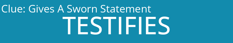 Gives A Sworn Statement