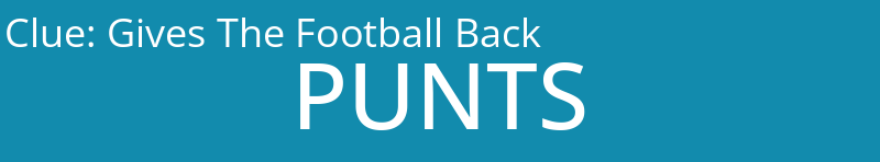 Gives The Football Back