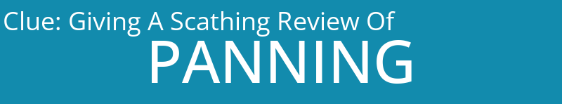 Giving A Scathing Review Of