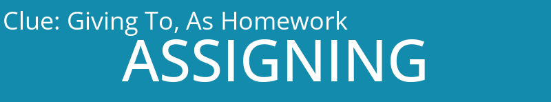 Giving To, As Homework