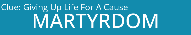 Giving Up Life For A Cause